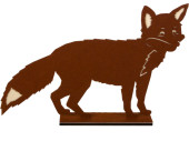 figurine 2D "renard" feutre/bois,...