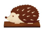 Display 2D "Igel" klein, Filz/Holz,...