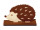 figurine 2D "hérisson" petit, feutre/bois, marron/naturel, l 24 x h 15cm, épaisseur 6mm, sur plaque de base