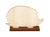 2D figure "hedgehog" big, felt/wood,...