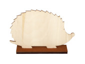 Display 2D "Igel" gross, Filz/Holz,...