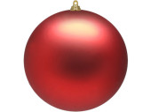 Weihnachtskugel matt rot, Ø 40cm, 1 Stück
