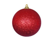 christmas ball B1 glitter red, Ø 15cm, 1 pc.