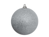 boule de Noël B1 scintillant argenté,...