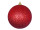 Weihnachtskugel B1 glitter rot, Ø 20cm, 1 Stück