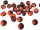 châtaignes/marron, 30 pièces, polystyrène laqué, Ø 2,5cm