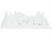 snow village 3D, white cotton wool, w 60 x d 12 x h 21cm,...