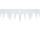 icicle frieze white long XL, w 370cm, h 66cm, d 2cm, cotton wool, flame retardant