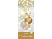 Textilbanner "Kugeln/Frohe Weihnachten" 75 x...