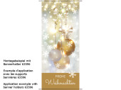 textile banner "Baubles/Merry Christmas" 75 x...
