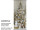 Textilbanner "Tanne/Weihnachts-Feeling" 75x180cm, weiss/bunt, Schlauchnaht oben+unten