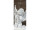 Textilbanner wesser Engel 75x180cm, braun/weiss Schlauchnaht oben+unten