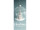 Textilbanner Tanne in Kugel 75x180cm, mint/weiss Schlauchnaht oben+unten
