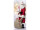 Textilbanner Nikolaus/Pakete 75x180cm, rot/weiss/braun Schlauchnaht oben+unten