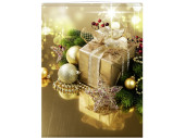 Display-Banner Paket m.Stern 150 x 200 cm, gold/grün...