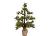 pin "Virginia" en jute, marron/vert, h 72cm,...