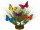 Schmetterling "Federn" 12 Stück 7 x 4cm gemischt