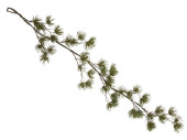 pine garland "Virginia" brown/green, w 30cm, l 140cm, plastic