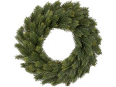 couronne de sapin "Forest" vert, PE, dos plat,...