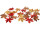 feuilles dautomne en mélange dérable, couleurs dautomne, Ø 15cm, 24 pièces