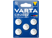 VARTA button cell CR2032 3V 5 pieces