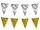 pennant chain metallic, l 10m, var. sizes and colors