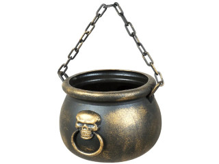 cauldron "skull" bronze/black, plastic