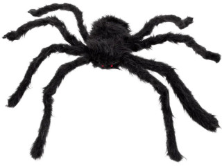 araignée poilue XL, noir, 50 x 65cm