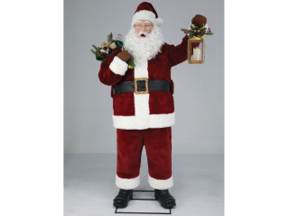 Weihnachtsmann Figuren Für Die Deko - Verschiedene Größen Und Designs, Aus Kunststoff