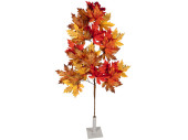 branche de feuilles dautomne "mix dérable" colorée, l 90cm, 27 feuilles