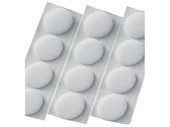Klettpunkte selbstklebend, weiss, Ø 19mm, versch....