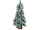 fir "Alpine" flocked, h 90cm, Ø 48cm, natural trunk, green-white, 279 tips