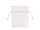 organza bag set of 10, 10 x 7cm, white