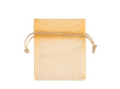 Organza-Säckchen 10er Set, 10 x 7cm, gold