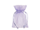 organza bag set of 10, 10 x 7cm, lilac