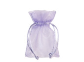 Organza-Säckchen 10er Set, 10 x 7cm, flieder