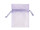 set de 10 sacs en organza, 10 x 7cm, lilas
