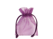 Organza-Säckchen 10er Set, 10 x 7cm, violett