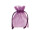 organza bag set of 10, 10 x 7cm, purple