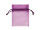 organza bag set of 10, 10 x 7cm, purple