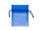 organza bag set of 10, 10 x 7cm, dark blue