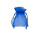 set de 10 sacs en organza, 10 x 7cm, bleu foncé