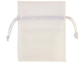 organza bag set of 10, 17 x 12cm, cream