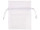 organza bag set of 10, 17 x 12cm, white