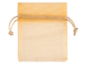 Organza-Säckchen 10er Set, 17 x 12cm, gold