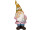 garden gnome "Oskar with flower hat", rose