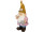 garden gnome "Oskar with flower hat", rose