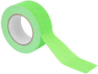 Gaffa Gewebe-Klebeband Neon, UV-aktiv, 25m x 50mm, neongrün
