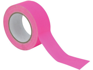 Gaffa Gewebe-Klebeband Neon, UV-aktiv, 25m x 50mm, neonpink