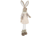 bunny girl telescopic legs, brown/beige, 21 x 13 x H 65 -...
